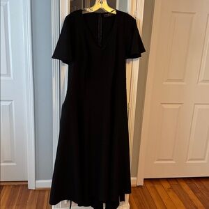 Lane Bryant Black Lena High-Low Midi Dress Size 20